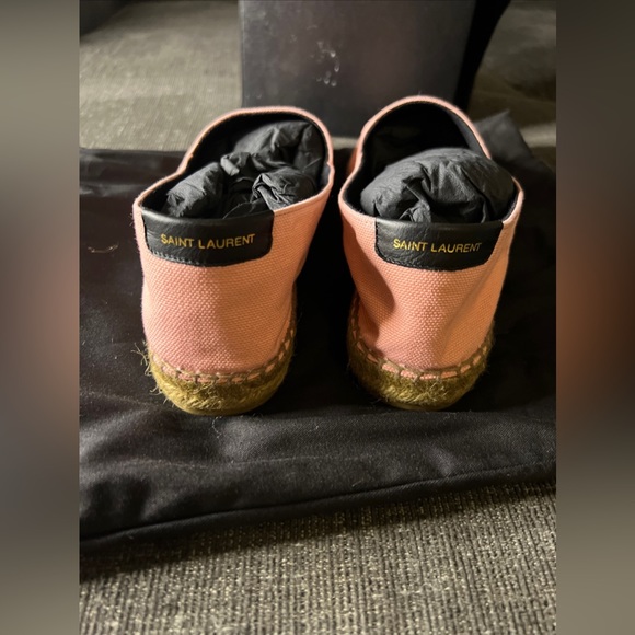 SAINT LAURENT Espadrilles in Pink Canvas EU Size 38 New In Box - Picture 4 of 6